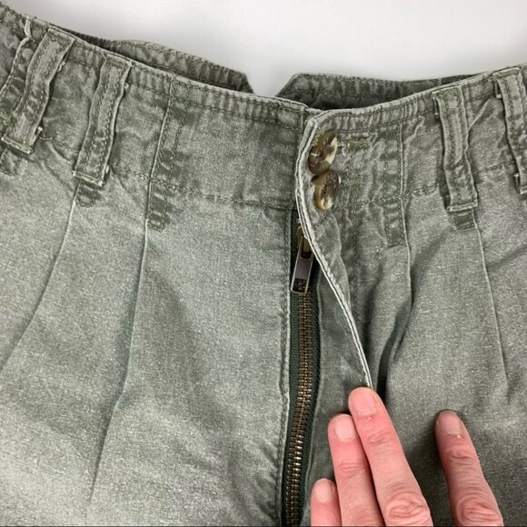 ROYAL Robbins Green Cotton Shorts size 8 - Picture 7 of 13